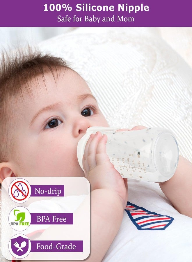joyfeed Sippy Cup Nipples for NUK Active Sippy Cup and Learner Cup,Variable Flow, Silicone Replacement Nipple,6+ Months,6 Count - Image 4