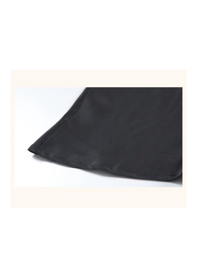 New Satin Lace Chest Cuhion Suspender Nightgown, Women's Lace Up Nightgown, Home Wear Set - Image 5