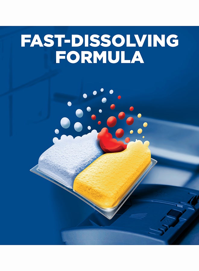 Finish Quantum All in 1 Dishwasher Tablets, Lemon Sparkle Scent, 90 Tabs - Image 3