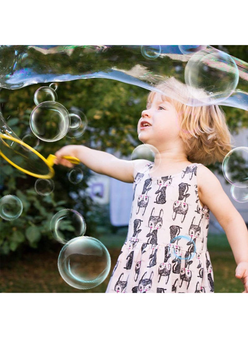 SYOSI Bubble Wand, 3 piece set Contain Small/Big/Giant Bubble Wand Fun Bubbler with Tray Bulk, Suitable for Outdoor Play /Birthday Parties, Suitable for People of All Gges（12 small bubble stick） - Image 5