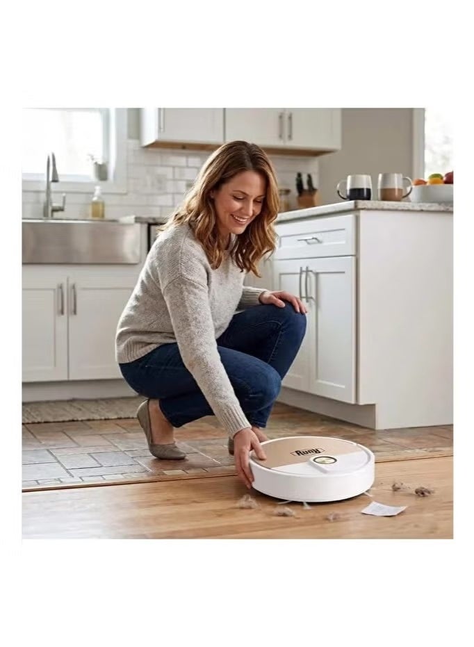 Ruay Smart Robot Vacuum RA1 - 90-minute runtime, USB charging, high suction power with noise reduction feature - Image 2