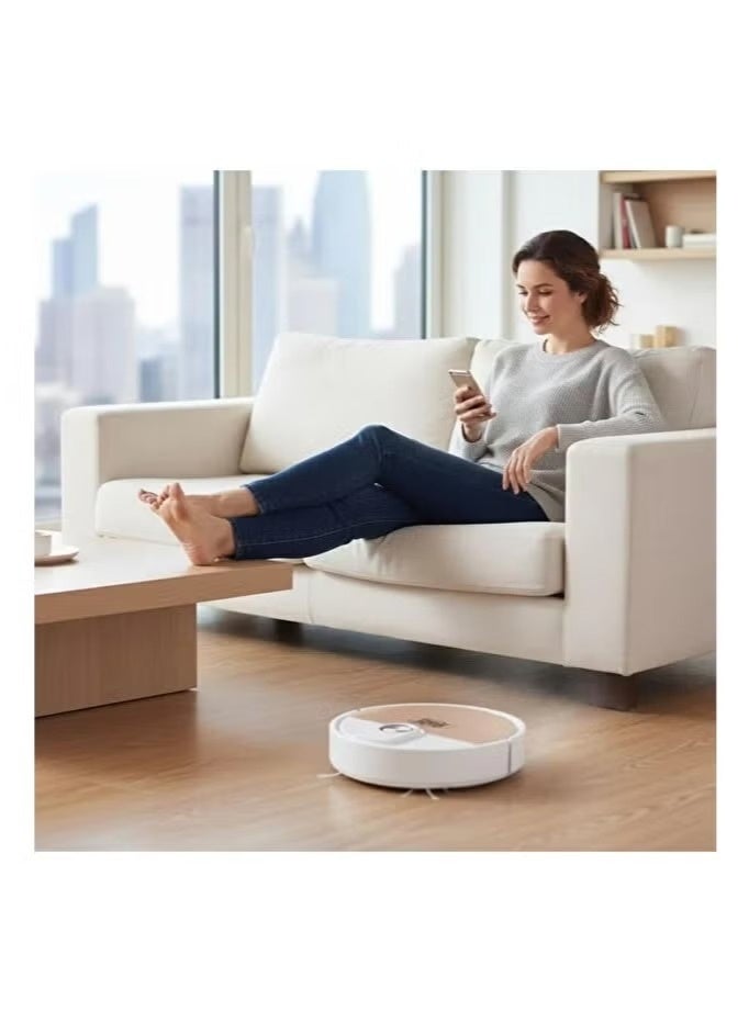 Ruay Smart Robot Vacuum RA1 - 90-minute runtime, USB charging, high suction power with noise reduction feature - Image 4