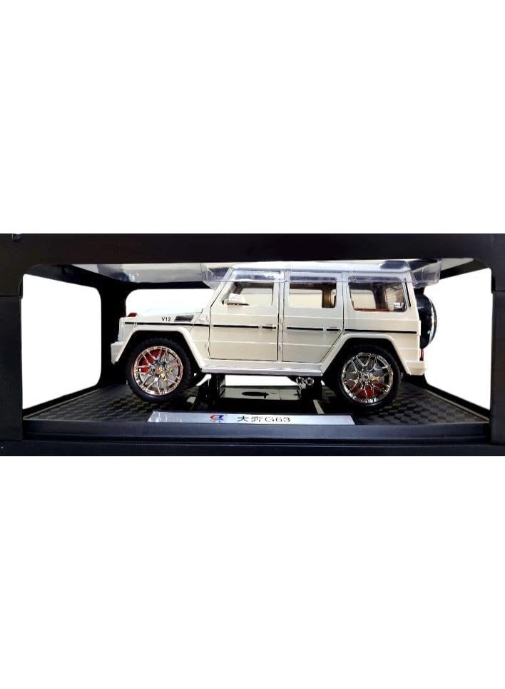 CHE ZHI Metal Car 1:24 with Light, Sound CZ1188D – Diecast Model Toy Car with Realistic Effects for Kids - Image 1