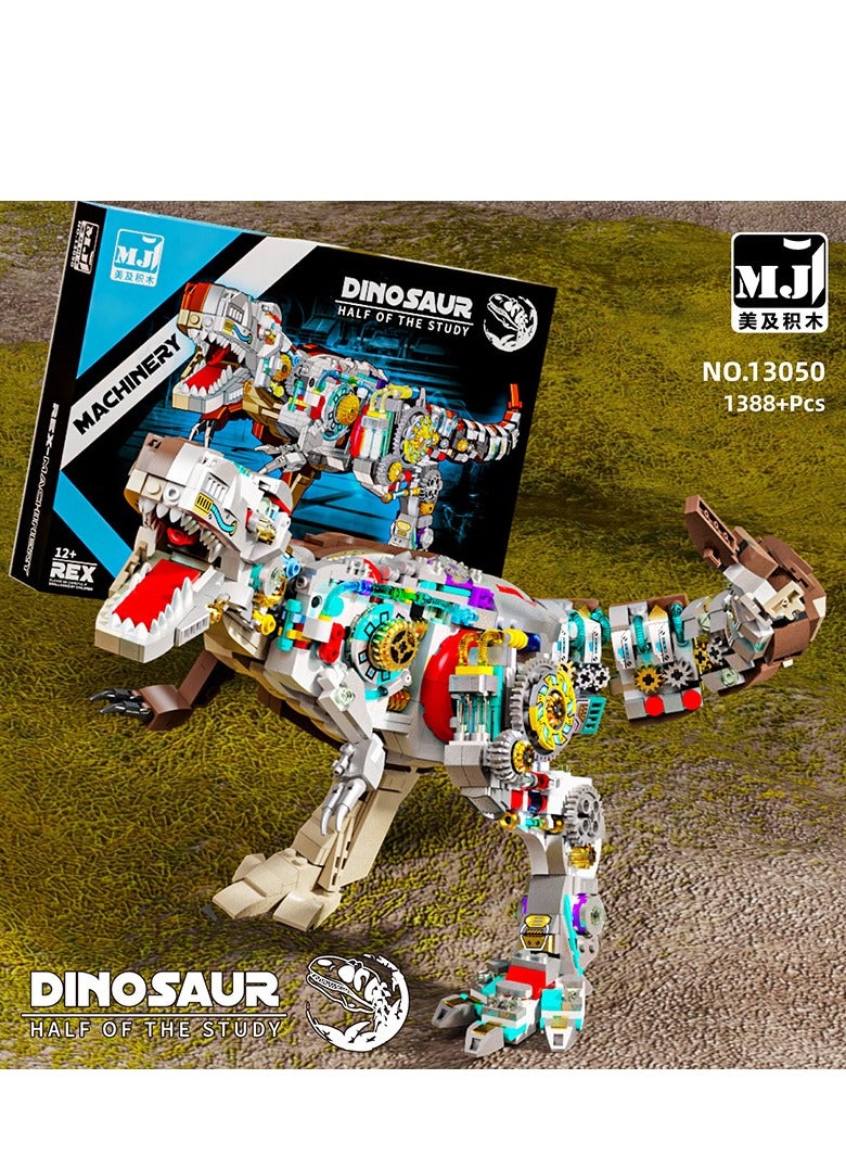 Tyrannosaurus Rex Triceratops Children's Assembled Toy Model - Image 1