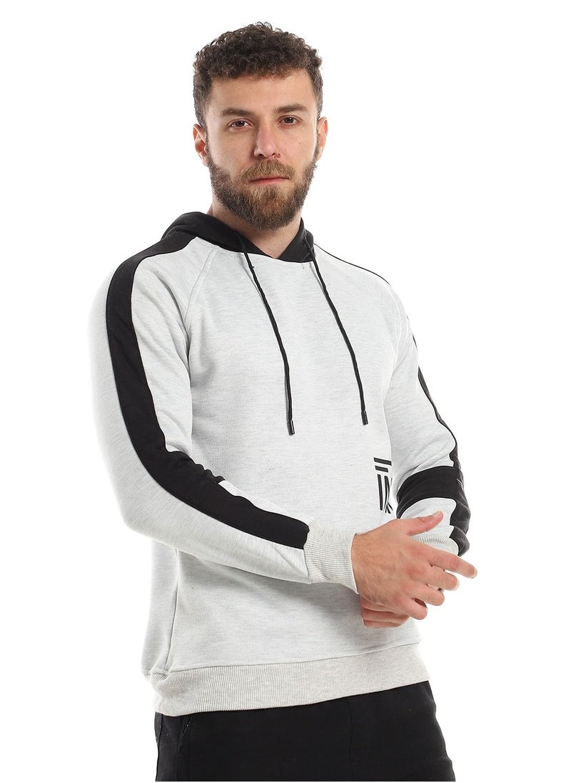Caesar - Mens Printed Hoodie With Front Pockets - Image 1