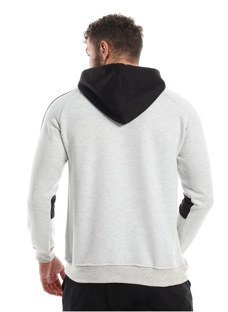 Caesar - Mens Printed Hoodie With Front Pockets - Image 1
