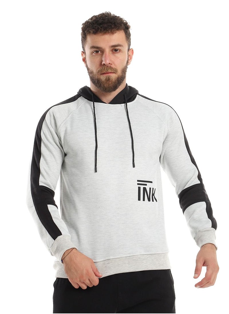 Caesar - Mens Printed Hoodie With Front Pockets - Image 1