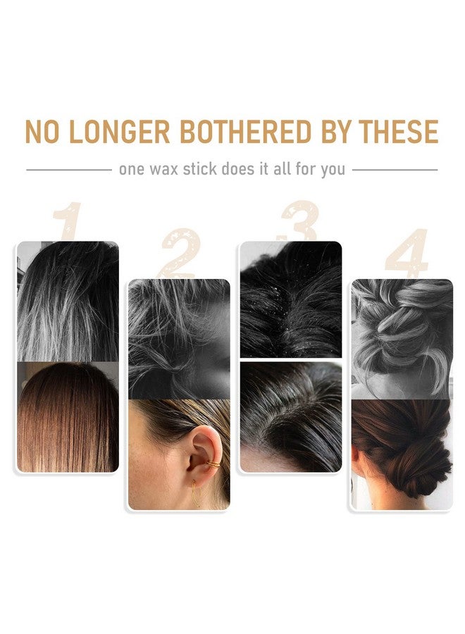 VOLLUCK Hair Wax Stick for Wigs, Edge Control Slick Stick Hair Pomade 2.7Oz Stick Non-greasy Styling Wax, Temporary Hair Styling Product for Edge Frizz Hair Pocket Size - Image 2