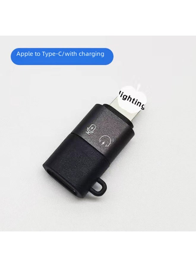 Applicable To Apple Adapter OTG Converter Wireless Microphone Typec To Headset Mobile Phone Accessories PD Adapter-Interface Form:Apple To Typec Mother (digital Headset + Wireless Microphone + Sound Card + Charging)  - Image 3