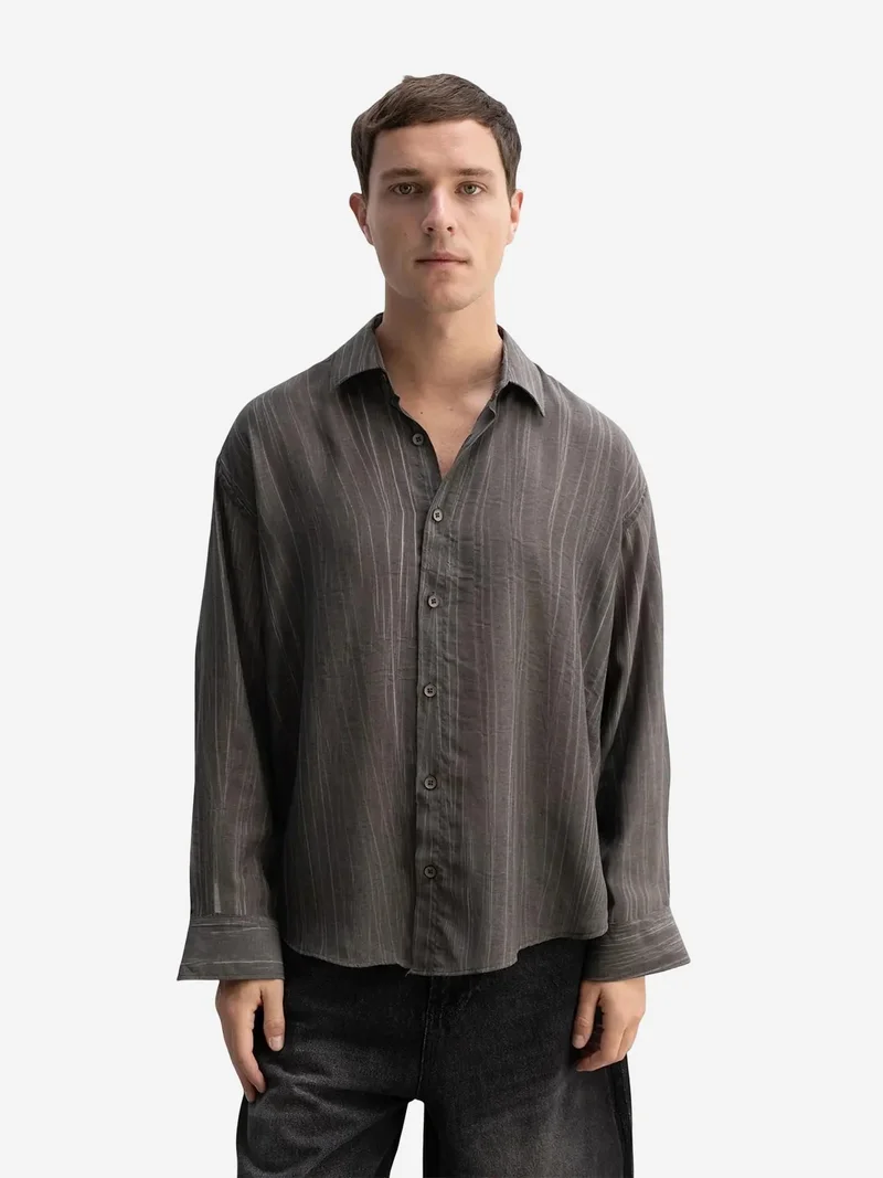 جيستو GIESTO Relaxed Fit Long Sleeve Shirt
