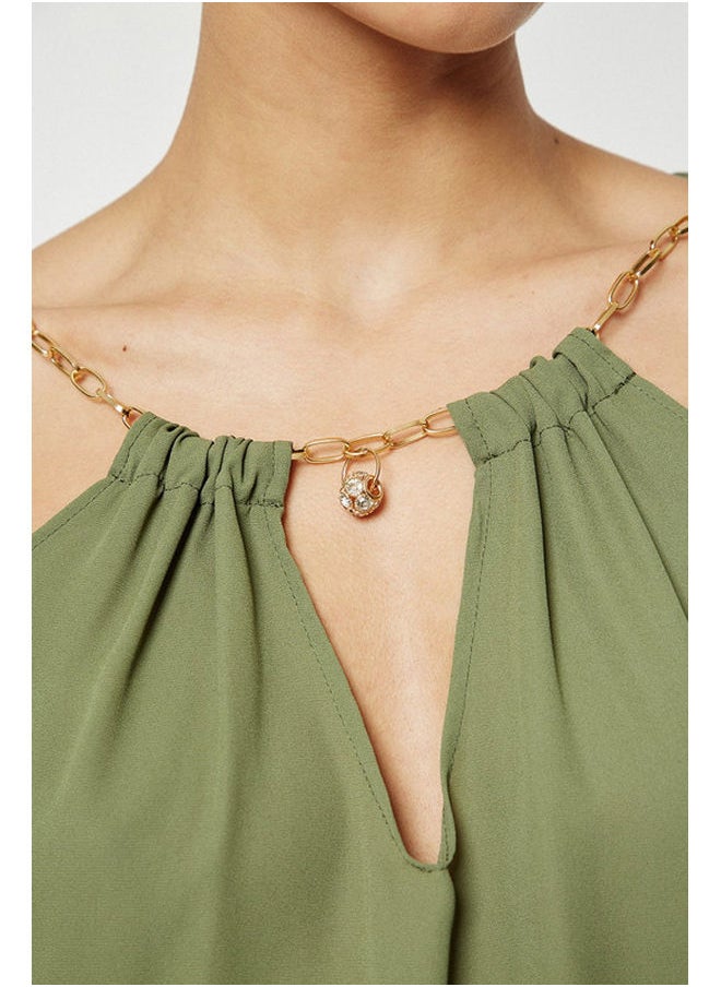BSB - Blouse with chain design - Image 1