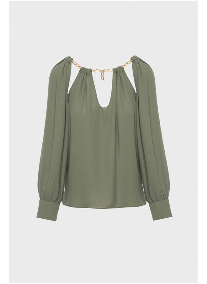 BSB - Blouse with chain design - Image 1