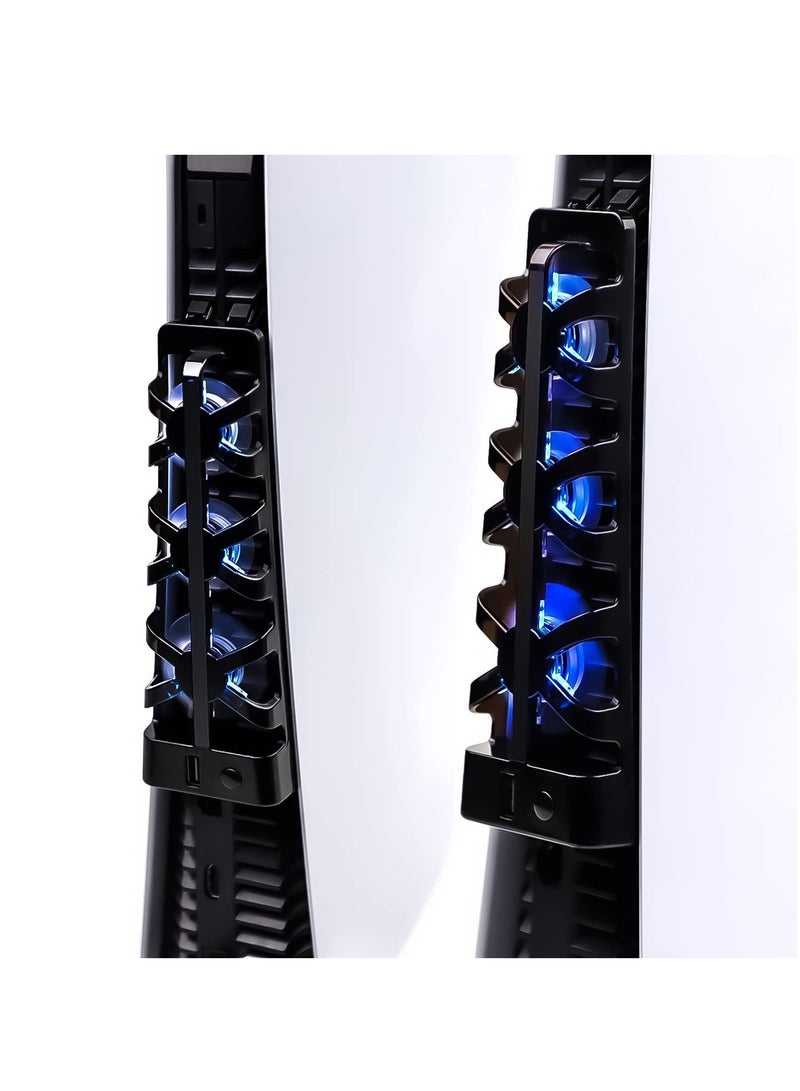 1pcs For PS5 Console Cooling Fan Game Console Cooler Smart Temperature Control 3 Fans System Station for Compatible with Playstation 5 - Image 4
