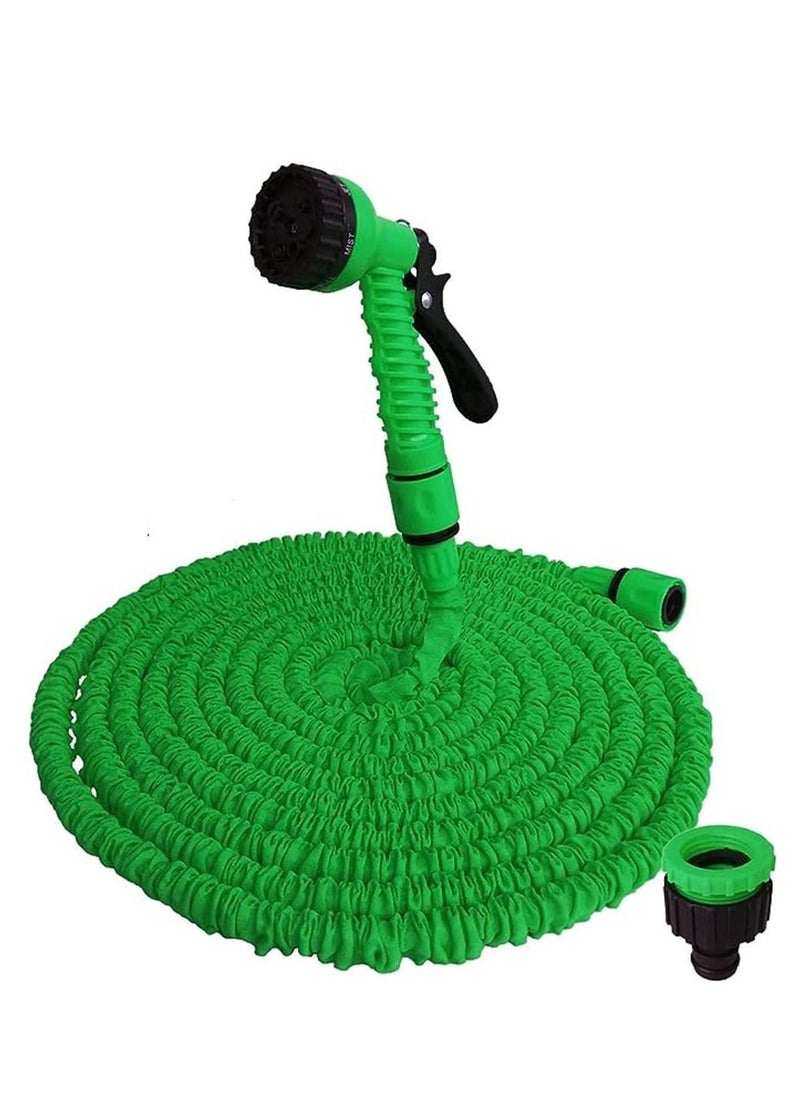 Generic - 7.5/15/30M  3 Times Expandable Garden Hose Leak-proof Expandable Hose High Pressure Telescopic Watering Pipe Magic Flexible Water Hose with 7 Function Spray Nozzle for Car Garden Watering - Image 1