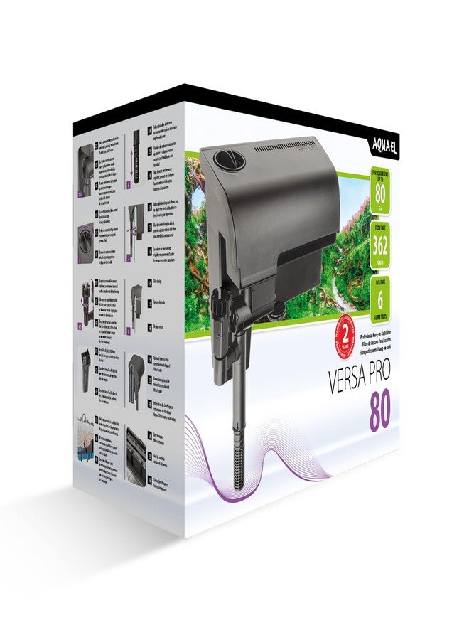أكوايل فلتر الطاقة Aquael Versa Pro 80 - فلتر يُعلق على ظهر حوض السمك - Image 1