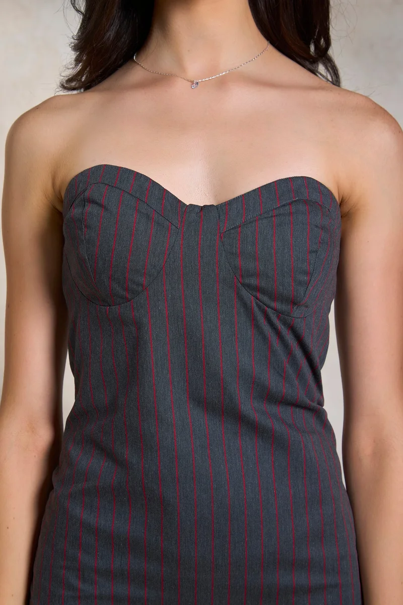 Virgio Striped Pencil Dress