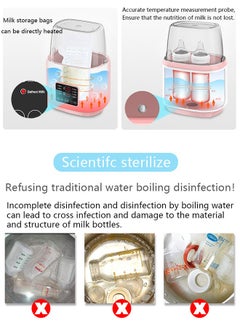 Super ZYouth Baby Bottle Warmer, 8-in-1 Multifunction Breast Milk Warmer with Remote, Fast Baby Food Heater and Defrost Warmer with Timer, LCD Display Accurate Temperature Adjustment  - Image 4