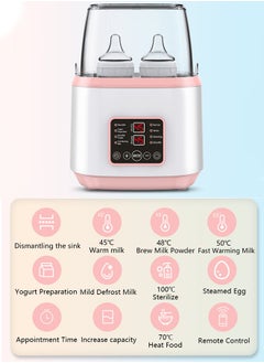 Super ZYouth Baby Bottle Warmer, 8-in-1 Multifunction Breast Milk Warmer with Remote, Fast Baby Food Heater and Defrost Warmer with Timer, LCD Display Accurate Temperature Adjustment  - Image 3