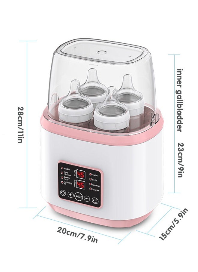 Super ZYouth - Baby Bottle Warmer, 8-in-1 Multifunction Breast Milk Warmer with Remote, Fast Baby Food Heater and Defrost Warmer with Timer, LCD Display Accurate Temperature Adjustment - Image 1