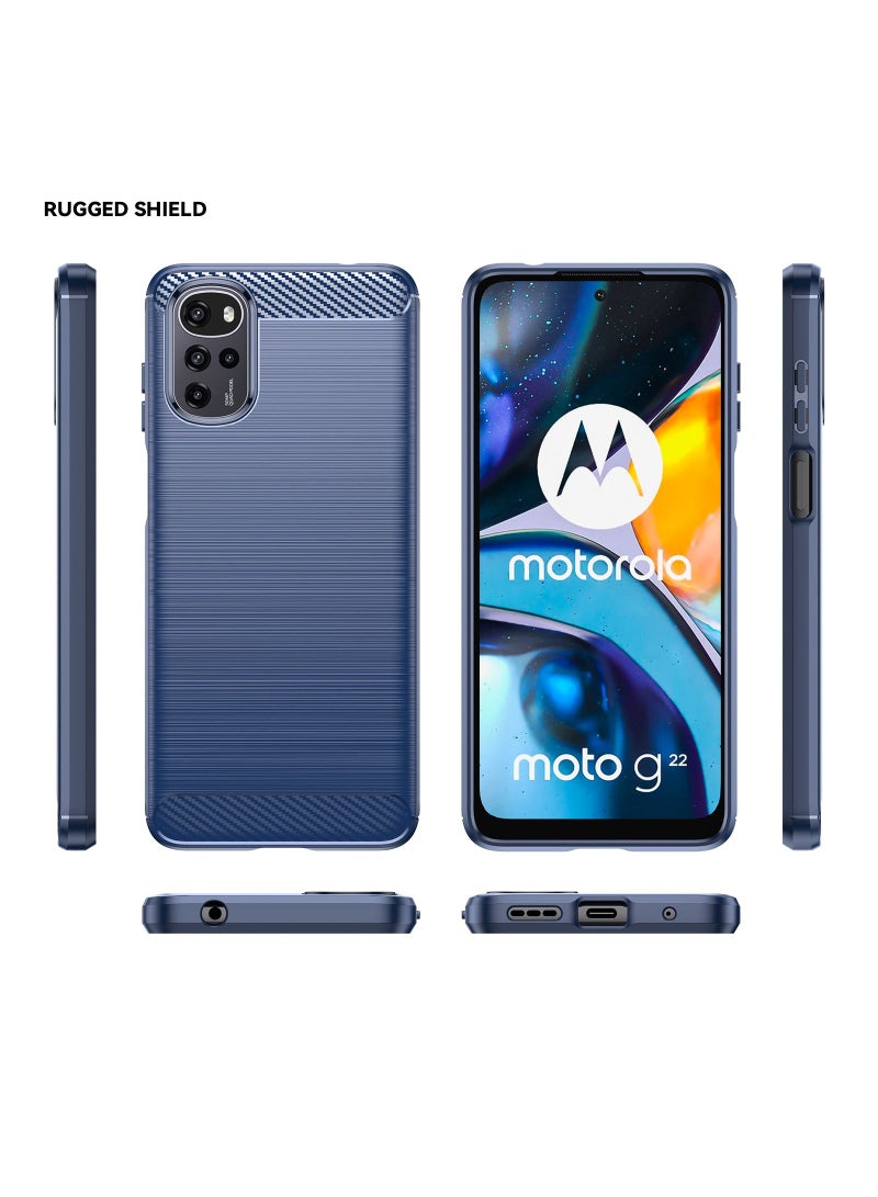 Phone Case for Motorola Moto G22/ Motorola Moto E32s Soft TPU Brushed Texture Anti-Slip  - Image 2