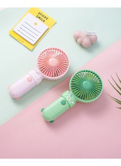 Ocean Mini Handheld Fan, Portable Personal Fans, USB Rechargeable Handheld Fan, Cute Small Electric Fan for Girls/Kids/Student Outdoor Travel, for Office, Green  - Image 4