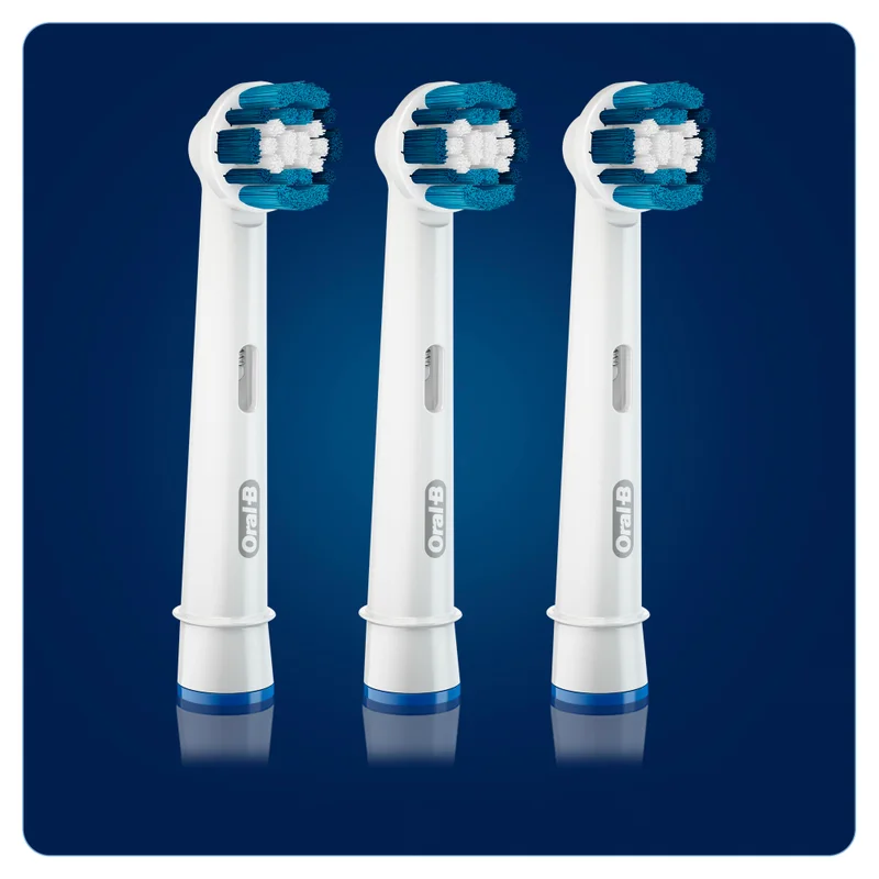 Oral-B Precision Clean FlexiSoft Replacement Brush Heads for Daily Clean, 3 Pack - EB20-3