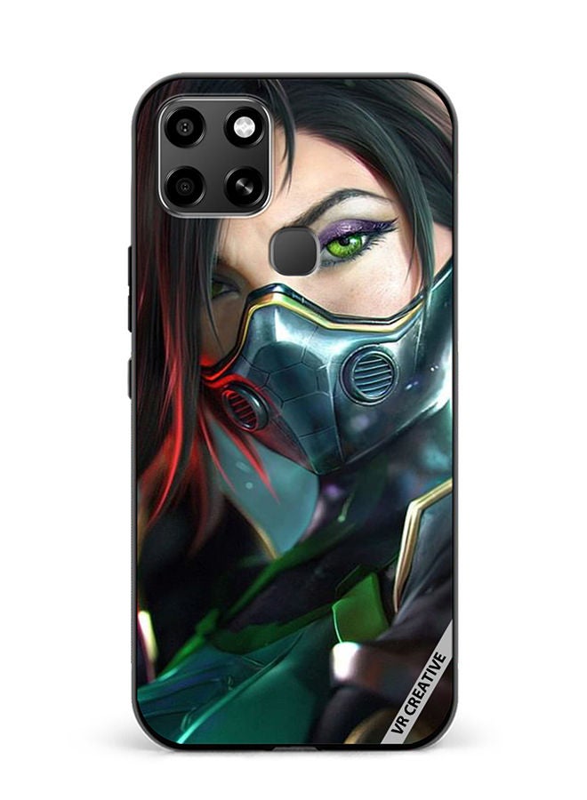 VR CREATIVE Protective Case Cover For Infinix Smart 6 Vipe Valorant Design Multicolour - Image 1