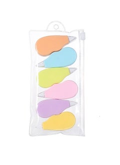 OMEVE Student Stationery Correction Tape, Portable for Tape Eraser for Notes Marking Diary and Scrapbook 6-Piece Set  - Image 1