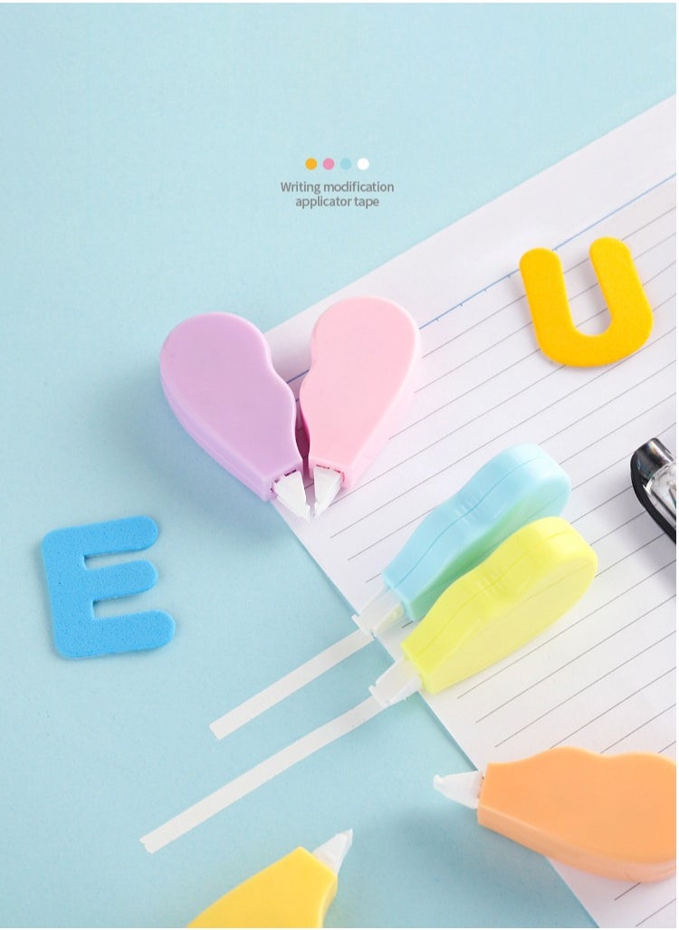 OMEVE - Student Stationery Correction Tape, Portable for Tape Eraser for Notes Marking Diary and Scrapbook 6-Piece Set - Image 1