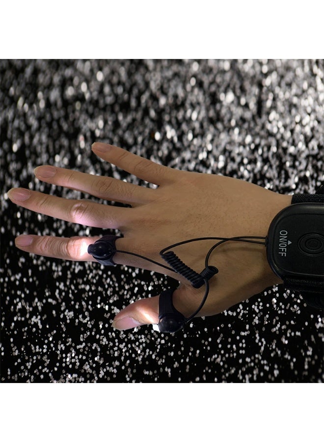 general Hands-Free LED Flashlight Ring Set, Rechargeable Wrist-Worn Flashlight with 2 Brightness Levels, Magnetic Charging Work Light for Camping, Repairs & Outdoor Activities - Image 2