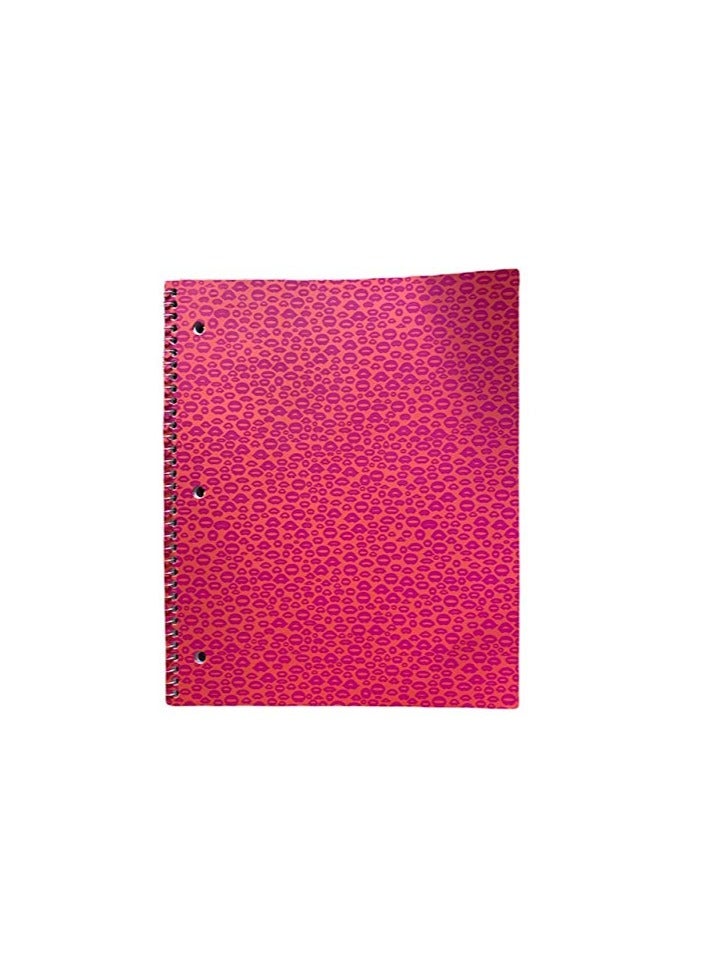 Yoobi Spiral Notebook College Ruled Pink - Image 2