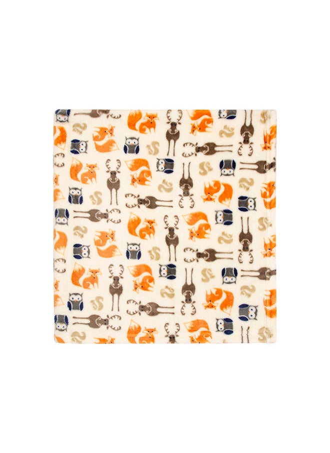 hudson baby Blanket 2 Piece And Security Blanket Boy Gray Fox  - Image 5