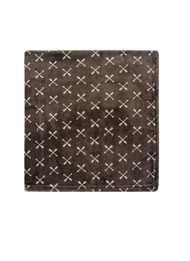 hudson baby Blanket 2 Piece And Security Blanket Boy Gray Fox  - Image 3