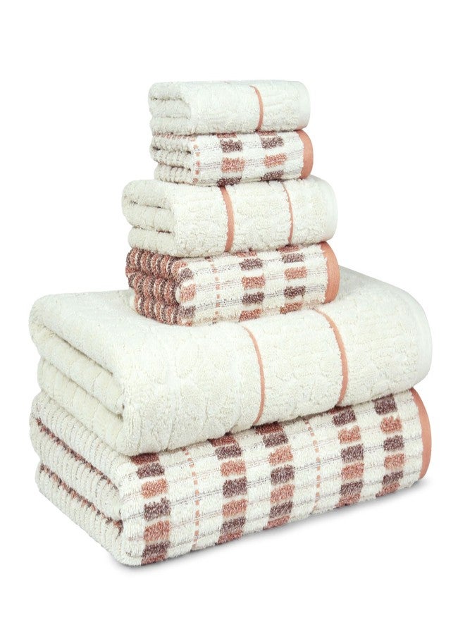 MYTRIDENT Indulgence by The Fireplace Towel Set,Super Soft,Intricate Design,Super Soft, FOS-Ripple - Image 2