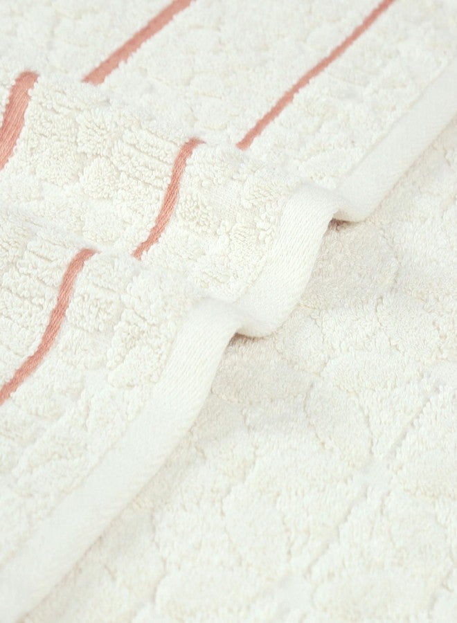 MYTRIDENT Indulgence by The Fireplace Towel Set,Super Soft,Intricate Design,Super Soft, FOS-Ripple - Image 3