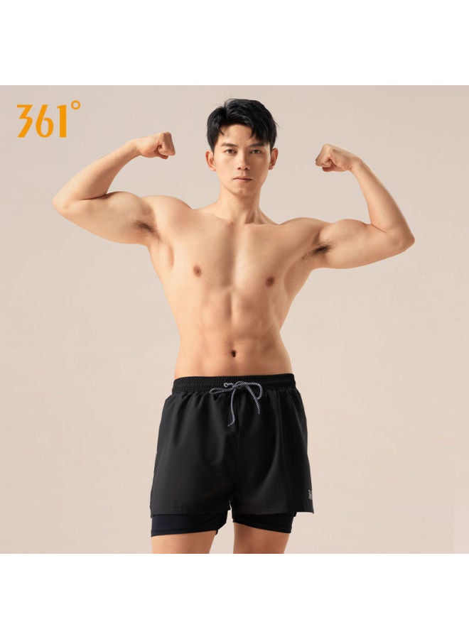 361 Swimming Trunks Men's Swimming Trunks Swimming Cap Swimming Goggles Suit Hot Spring Anti-embarrassment Beach Pants Men's Swimming Suit