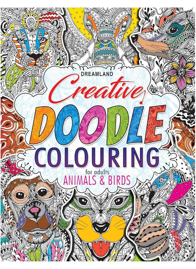 Dreamland Publications - Creative Doodle Colouring  Animals & Birds - Image 1