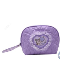 Miniso Organize your beauty essentials in this cute shell-shaped cosmetic bag featuring Kuromi. 