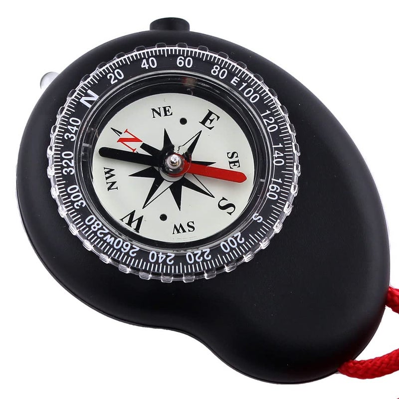 Skywalker 3-in-1 Compass with Built-in Flashlight and Lanyard (Black) - Image 5