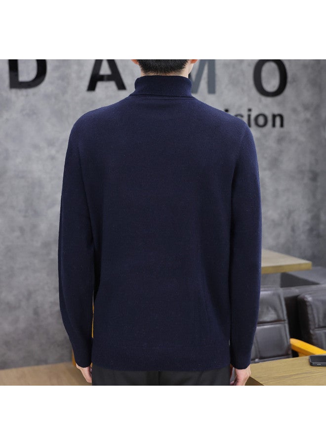 Fapai Casual Warm Turn-up Collar Wool Sweater - Image 4