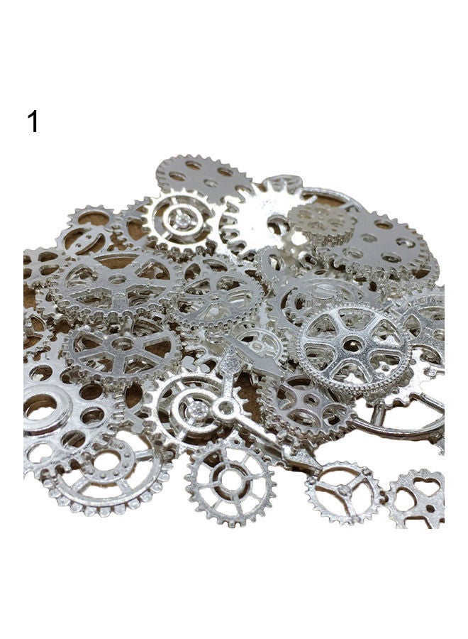 NIBEMINENT DIY Alloy Steampunk Gear Pendant Crafts Art
