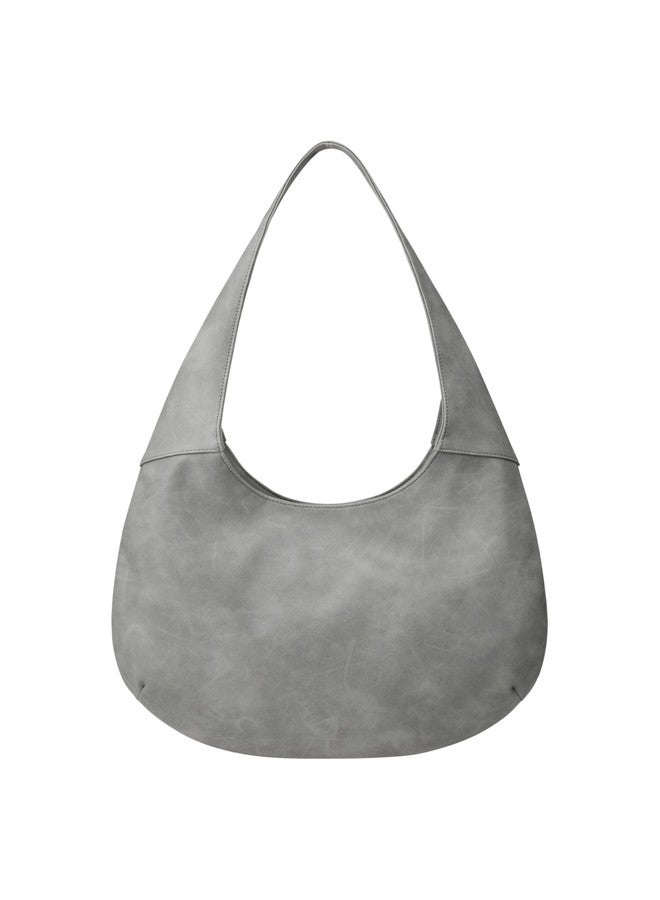 EMIS Logo Embossed Shoulder Bag Unisex Casual Streetwear Bag Gray - Image 5