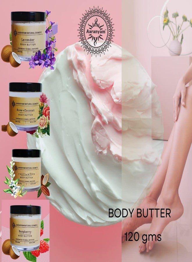 Aaranyam Lavender Body Butter moisturizer cream - dry skin moisturizer with goodness of shea butter raw cocoa butter - Body Cream - winter cream For Women & Men, 120 g - Image 5