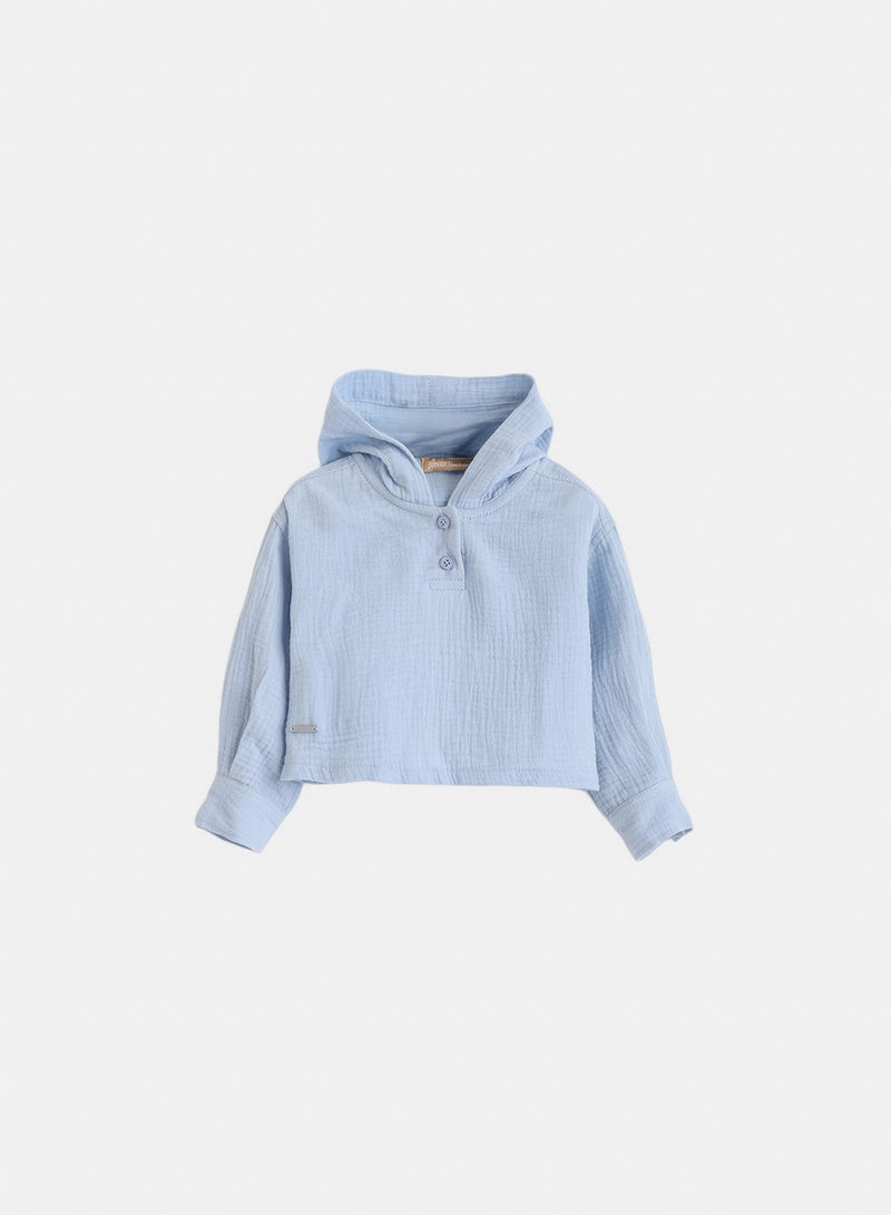 Junior Baby Boys Long Sleeve Shirt - Image 1