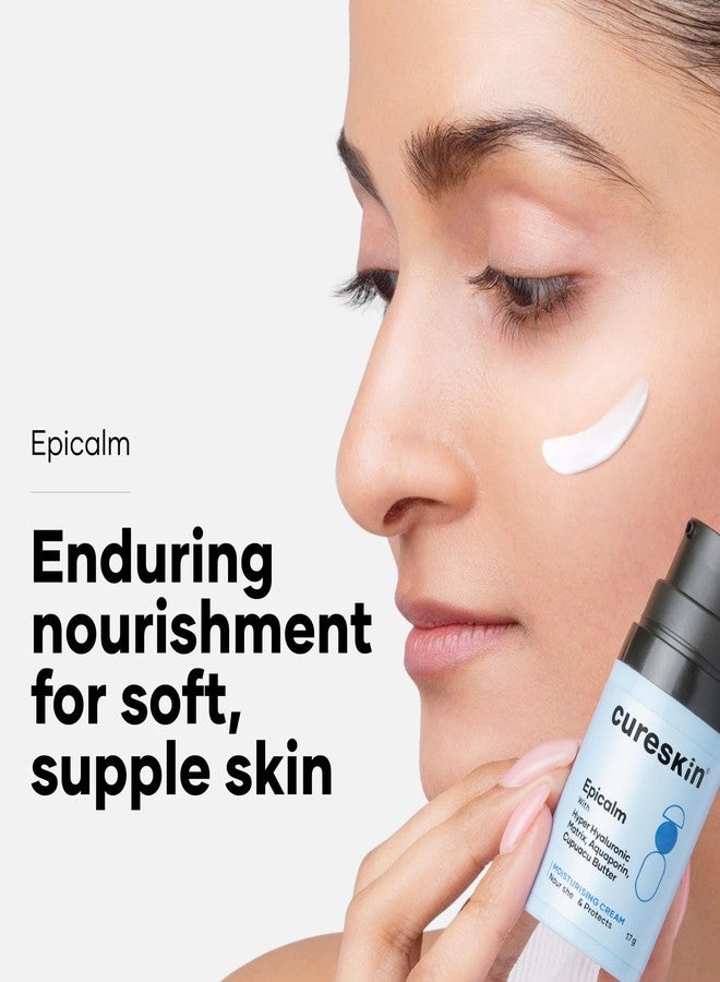 Cureskin Epicalm Moisturising Cream with Hyper Hyaluronic Matrix, Aquaporin and Cupuacu Butter, 17 g (Pack of 1) - Image 2