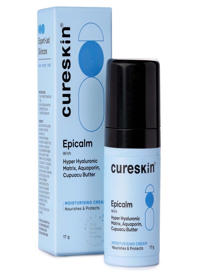 Cureskin Epicalm Moisturising Cream with Hyper Hyaluronic Matrix, Aquaporin and Cupuacu Butter, 17 g (Pack of 1) - Image 1
