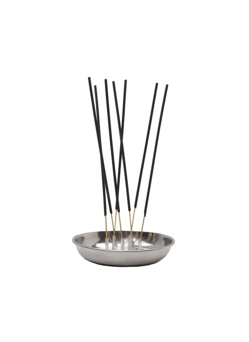 Pass Pass pass pass Silver Agarbatti Stand with Incense Holder 7 Stick  - Image 5
