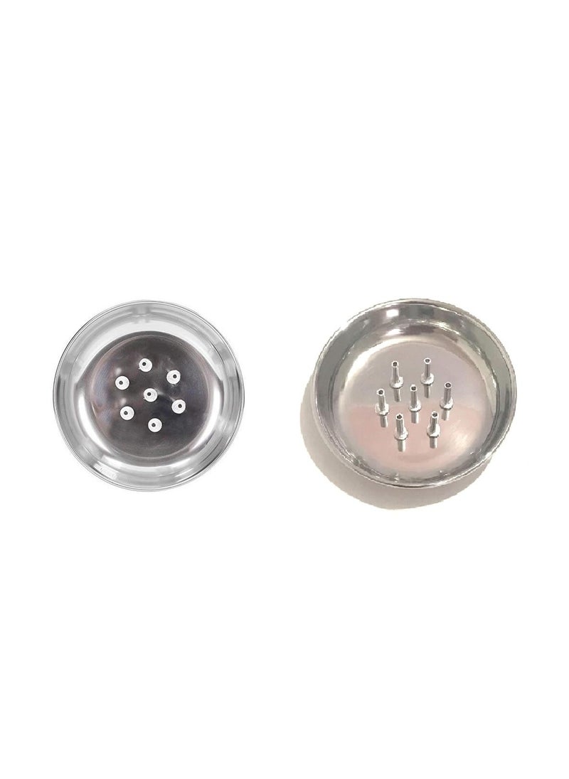 Pass Pass pass pass Silver Agarbatti Stand with Incense Holder 7 Stick  - Image 4