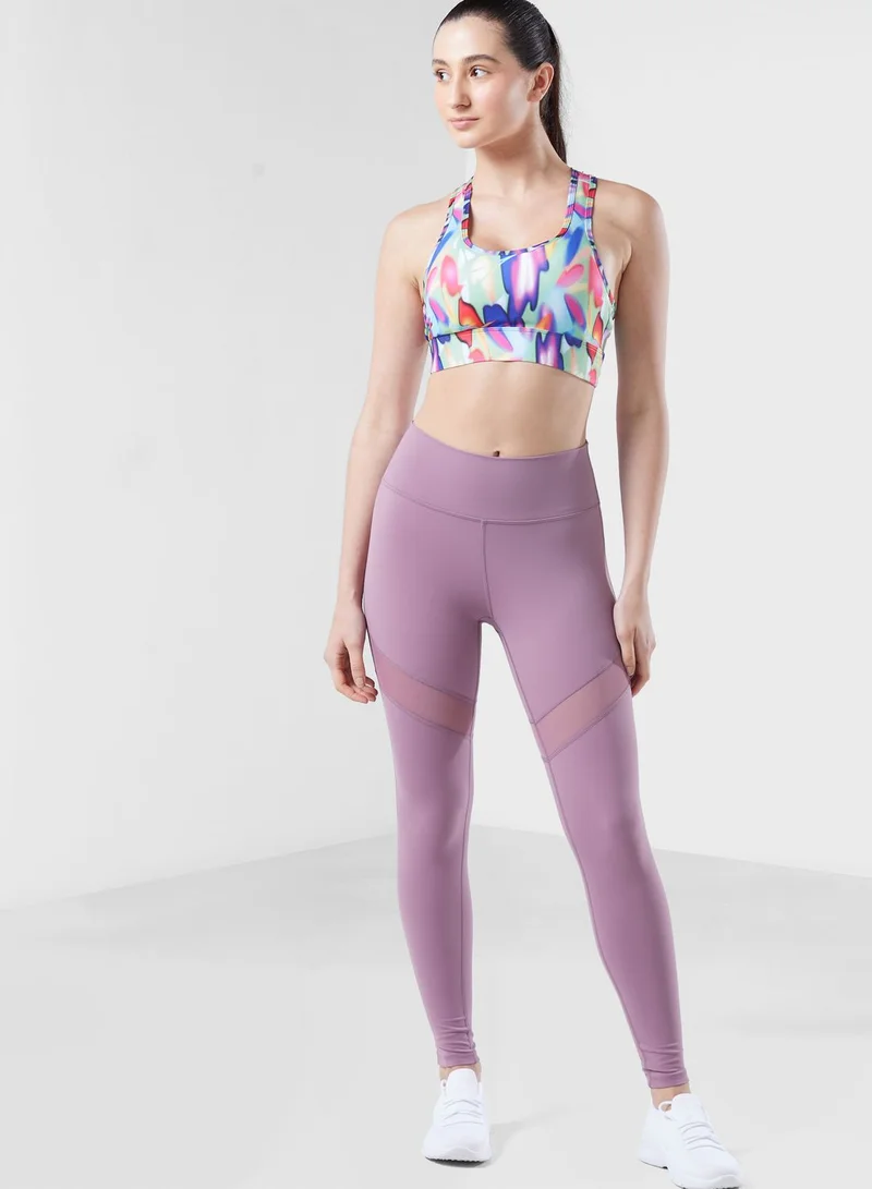 FRWD Printed Raceback Athletic Bra