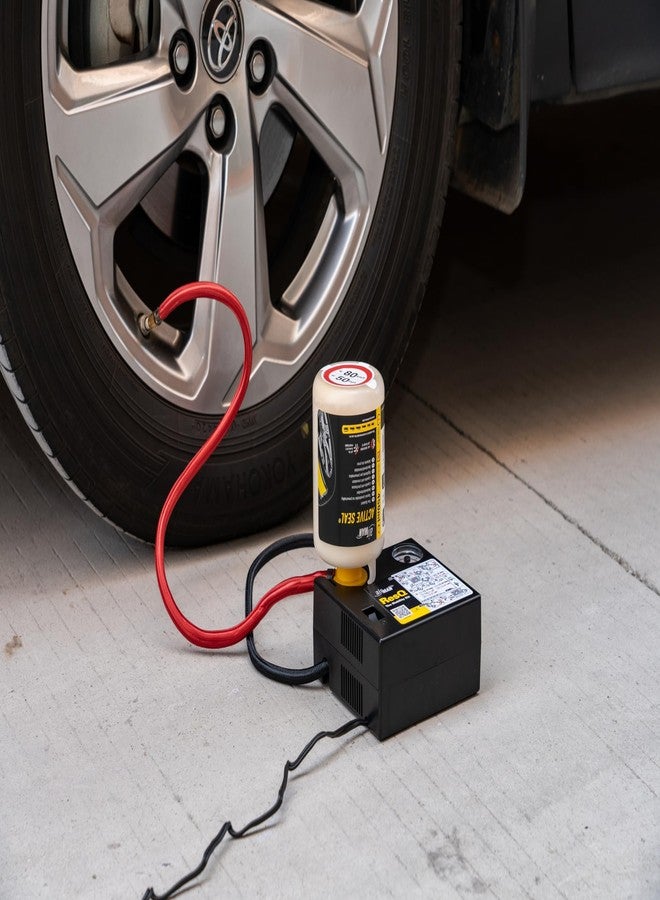 ايرمان طقم إصلاح الإطارات المثقوبة من AirMan - طقم ResQ 12V لإصلاح الإطارات باستخدام ضاغط هواء مع مانع تسرب مائي - Image 3